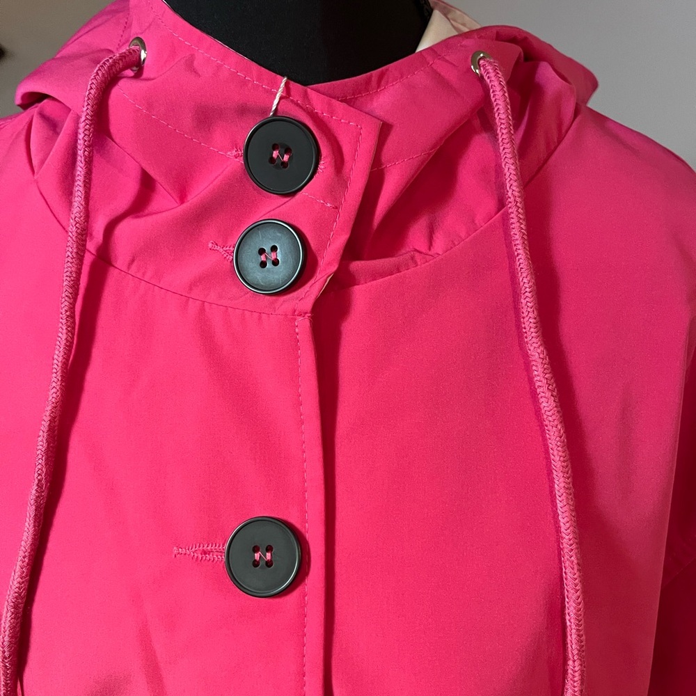 NWT The Wjacket “Barbara Pink” Winbreaker Rain Jacket - Picture 9 of 11